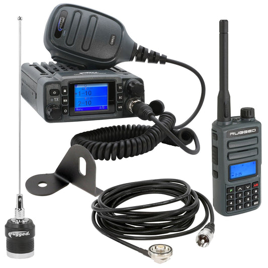 Jeep Radio Kit - GMR25 Waterproof GMRS Mobile Radio and GMR2 Handheld