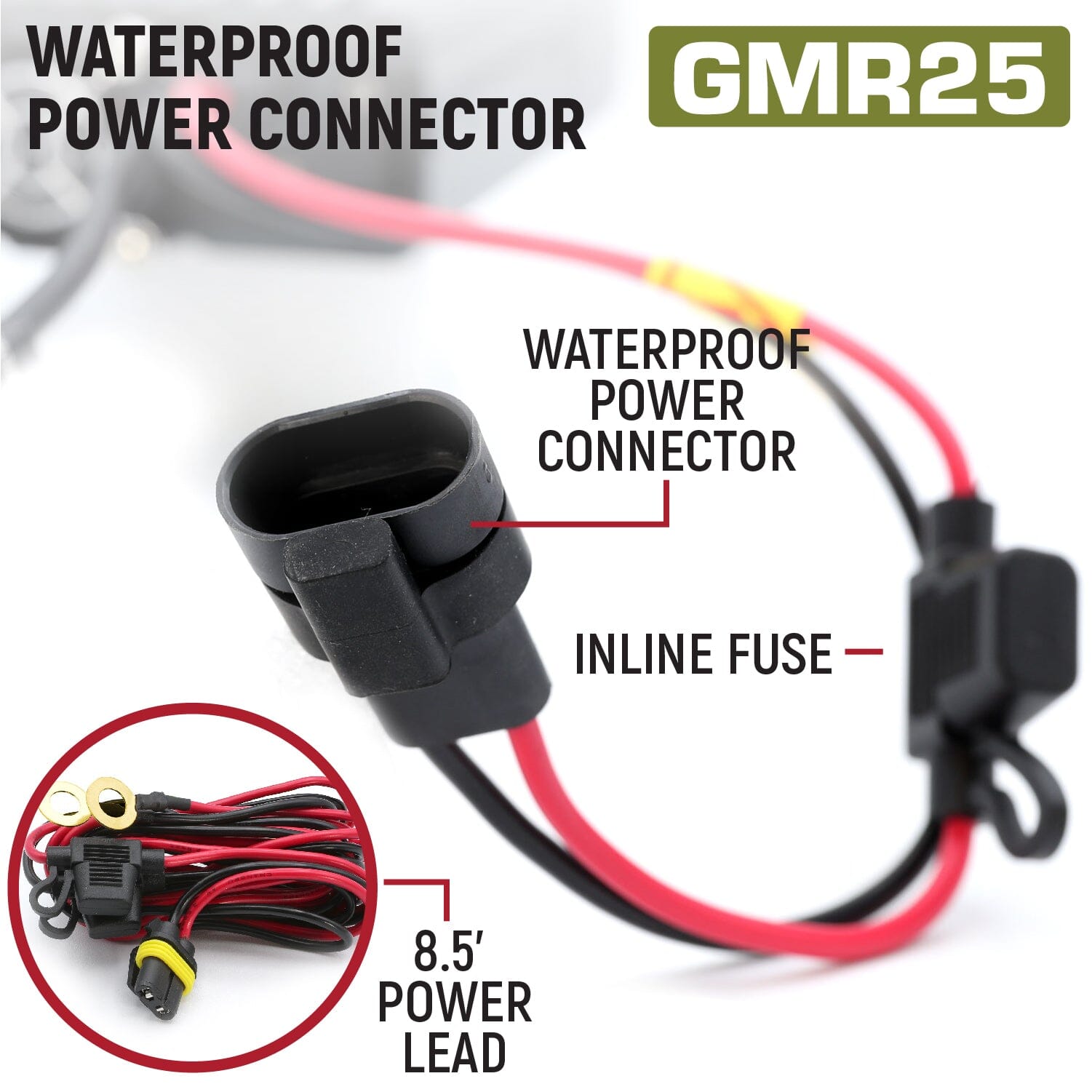 Jeep Radio Kit - GMR25 Waterproof GMRS Mobile Radio and GMR2 Handheld