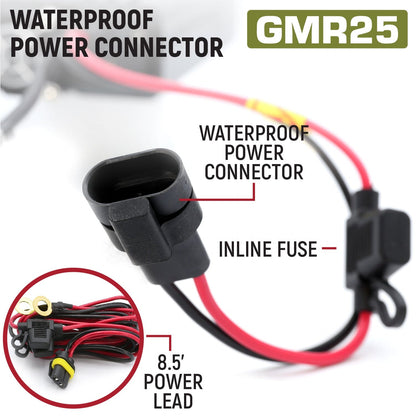 Jeep Radio Kit - GMR25 Waterproof GMRS Mobile Radio and GMR2 Handheld