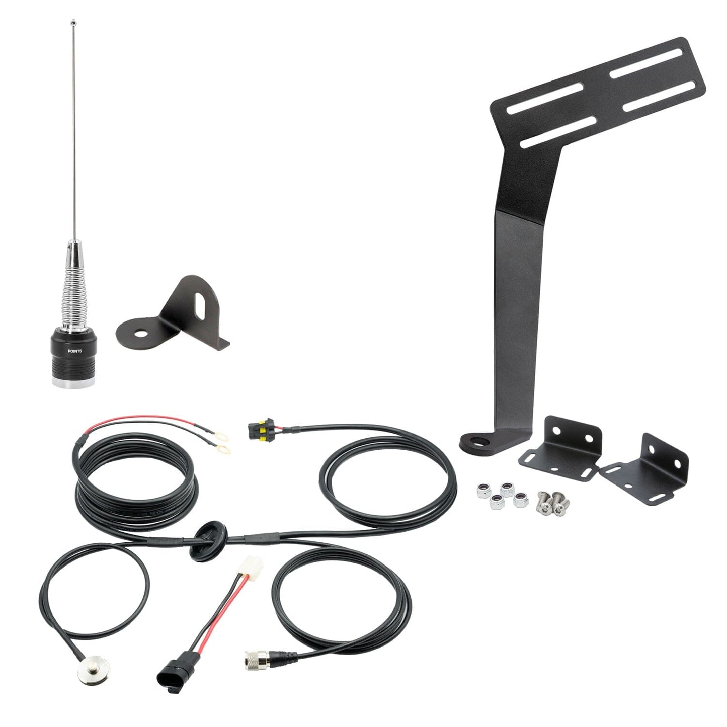 Jeep Wrangler JK and JKU Two-Way GMRS Mobile Radio Kit