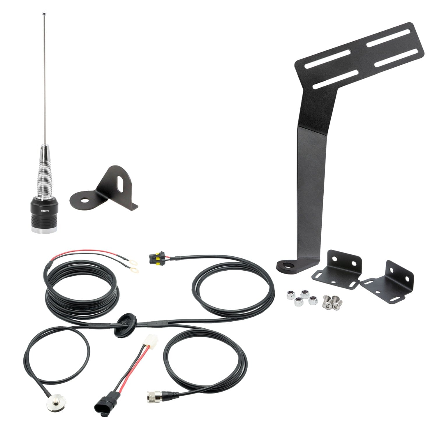 Jeep Wrangler JK and JKU Two-Way GMRS Mobile Radio Kit